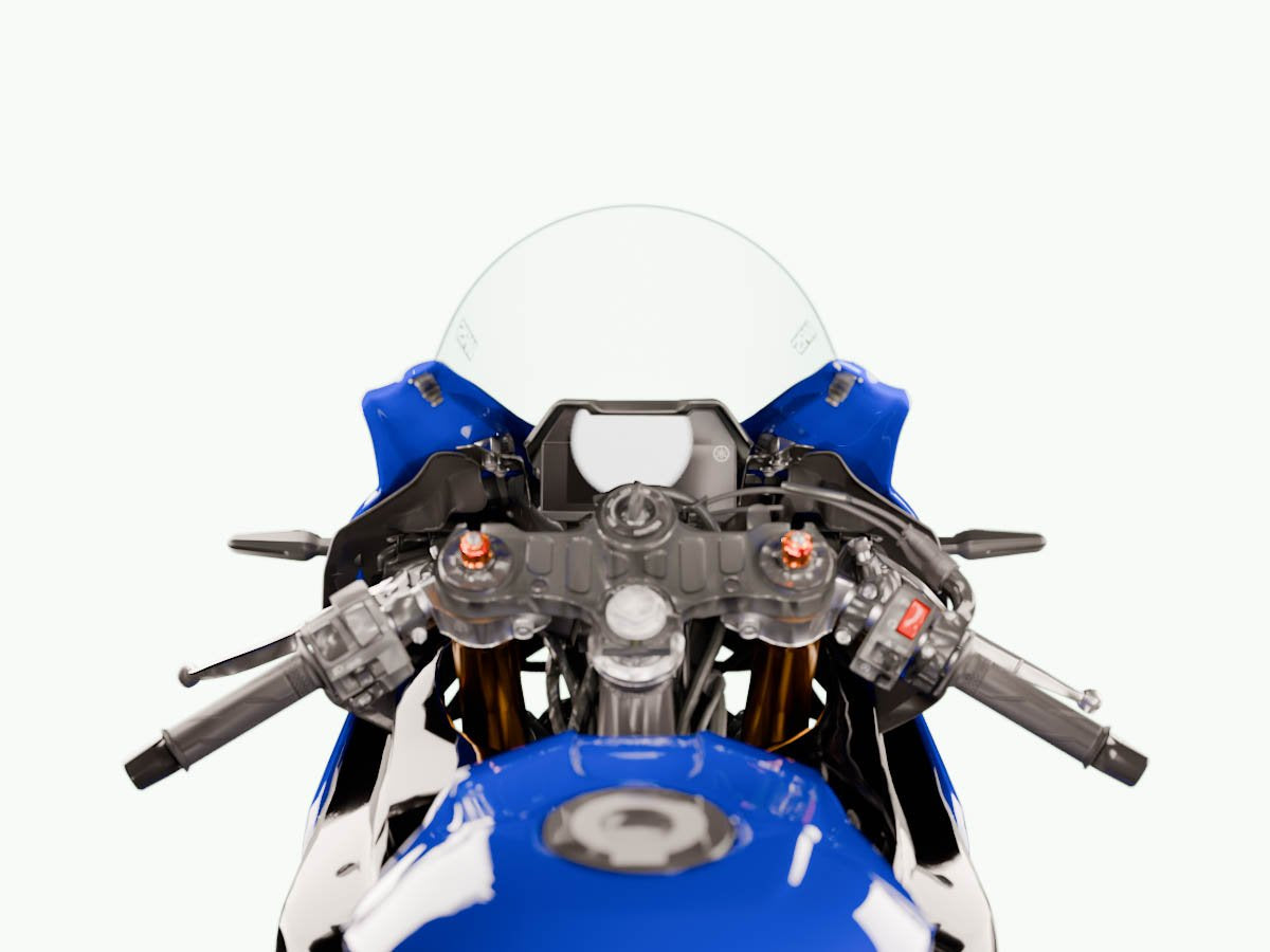 WRS Race High Windscreen Yamaha R3 2019-2026 - CLEAR