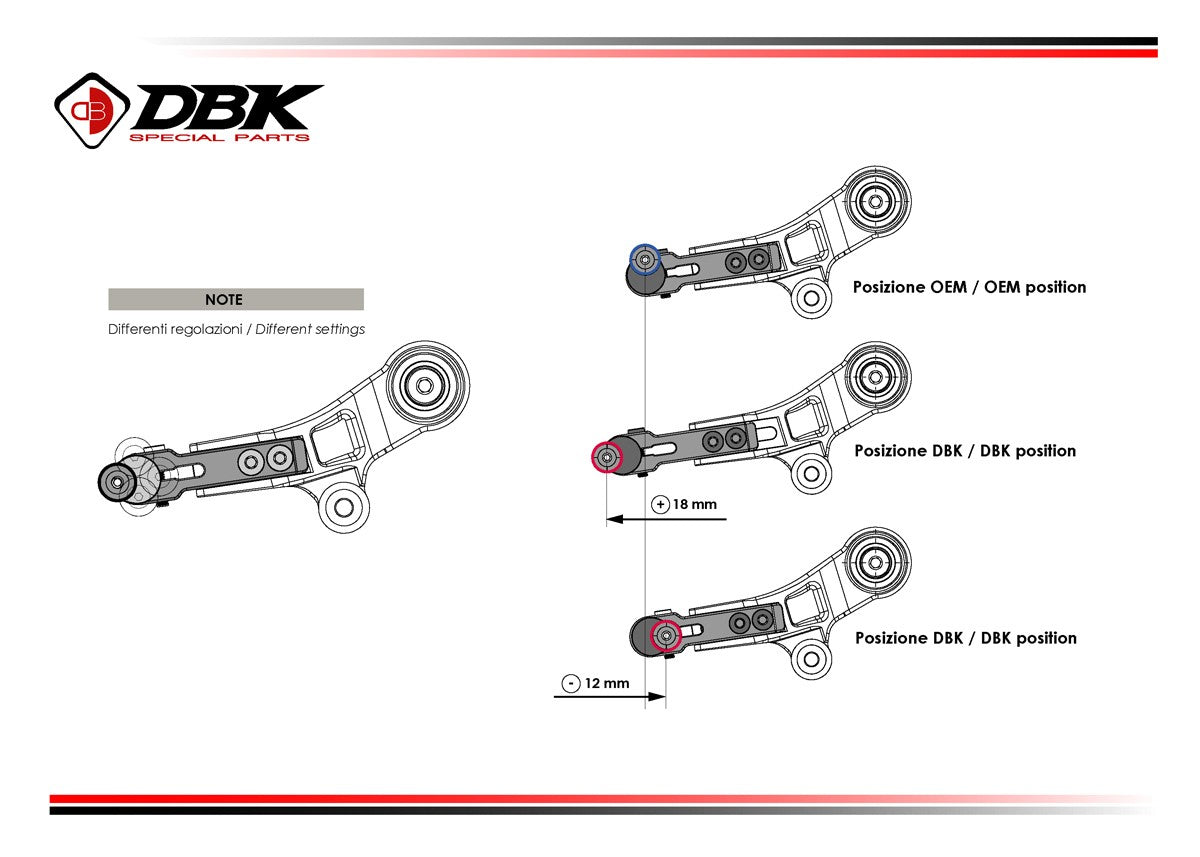 RPLC30 Bmw R1300GS Adjustable Gear Lever