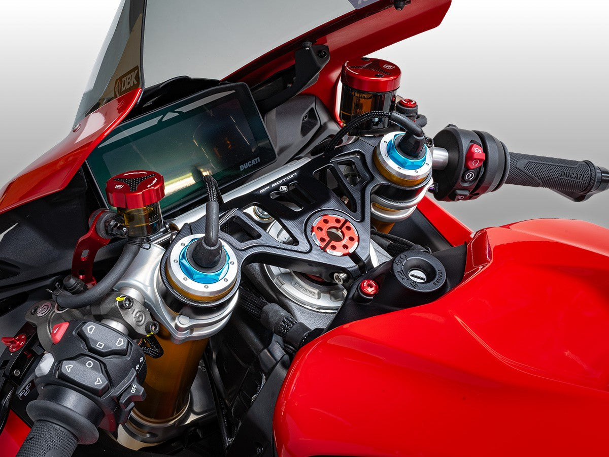 PSS10 - PANIGALE V4 MY 2025 UPPER STEERING PLATE GP EDITION