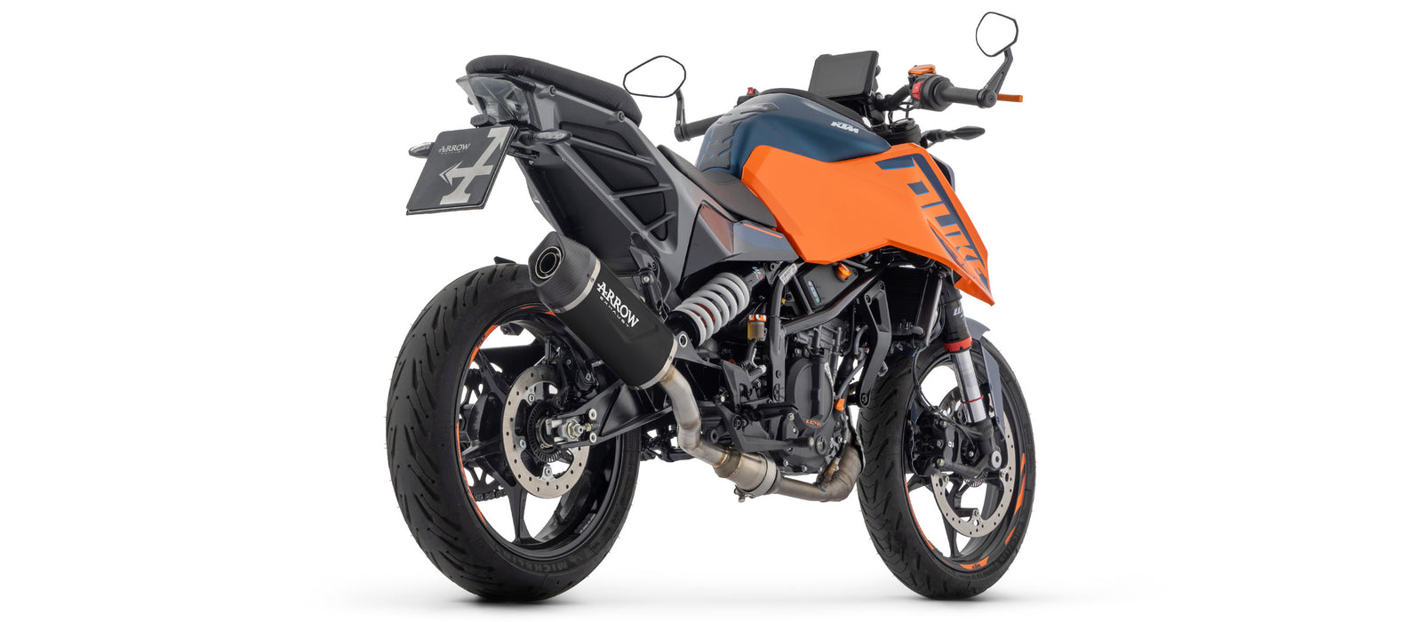 Arrow Indy Race Evo Aluminium Dark" Slip On With Carbon End Cap"