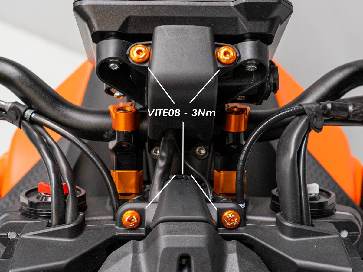 KVT72 KTM 990 Duke Windshield/Light Screws Kit