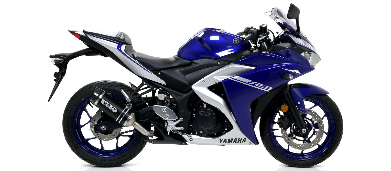 Arrow Thunder Aluminium Dark" Slip On With Carbon End Cap"