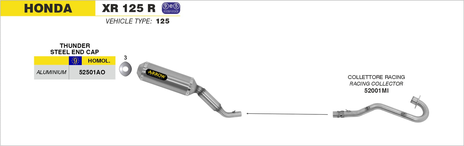 Arrow 52001MI Header