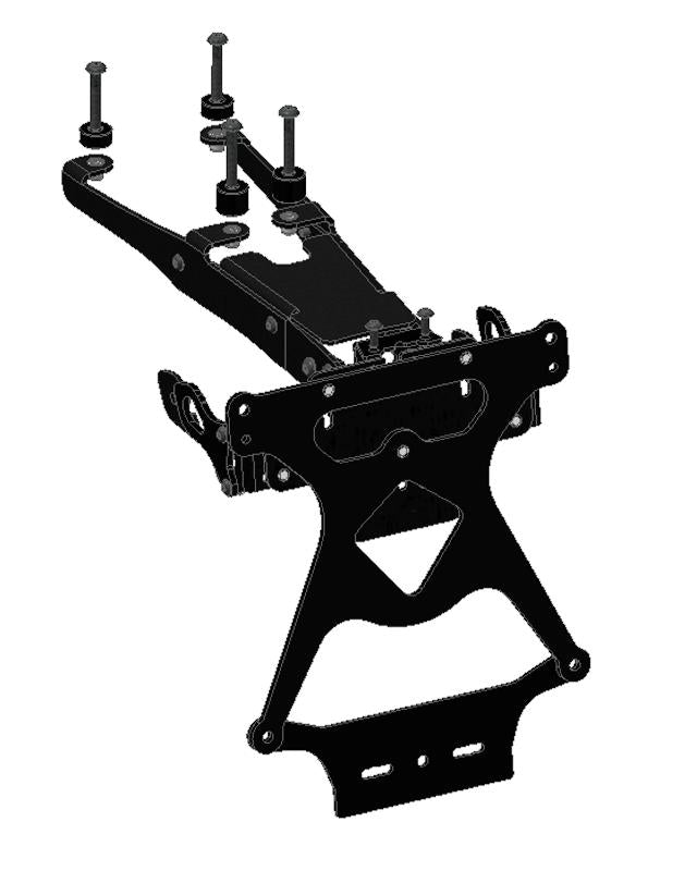 PRT02 - 899/1199/959/1299 ADJUSTABLE LICENSE PLATE HOLDER