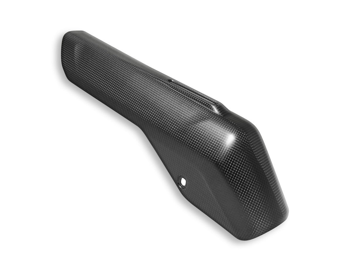 CRB121O - MTS V4 EXHAUST HEAT SHIELD AKRAPOVIC MATT CARBON