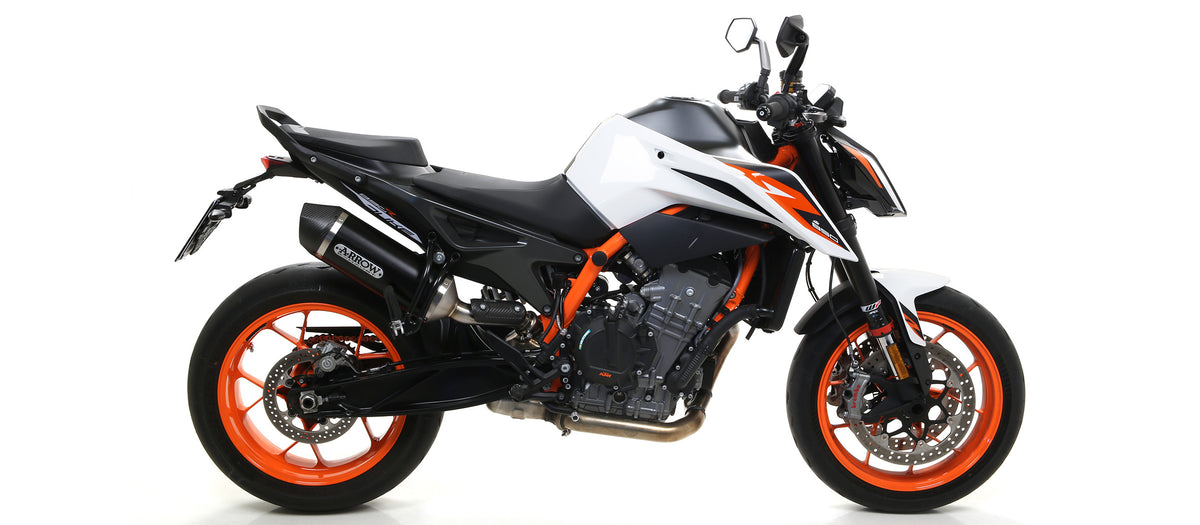 Arrow Race-Tech Aluminium Dark" Slip On With Carbon End Cap"