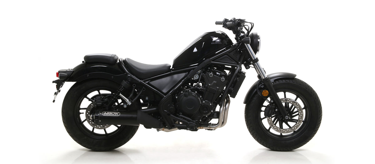 Full System Rebel Dark" Slip On With Aluminium "Dark" End Cap"