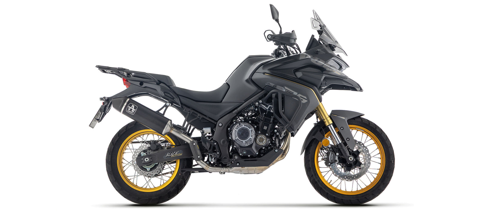 Arrow Indy Race Aluminium Dark" Slip On With Carbon End Cap"