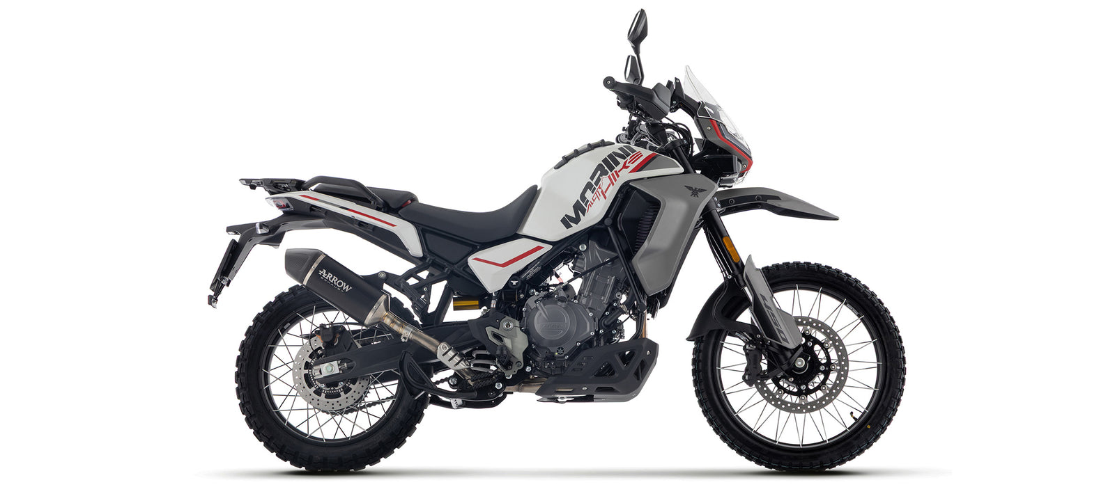 Arrow Indy Race Aluminium Dark" Slip On With Carbon End Cap"