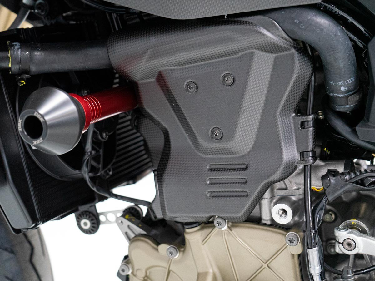 CRB156O HM 698 Mono Matt Carbon Engine Cover LH