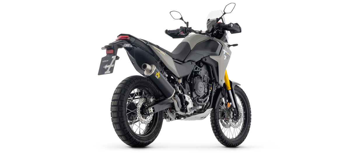 Full System With Indy Race Aluminium Dark" Slip On"