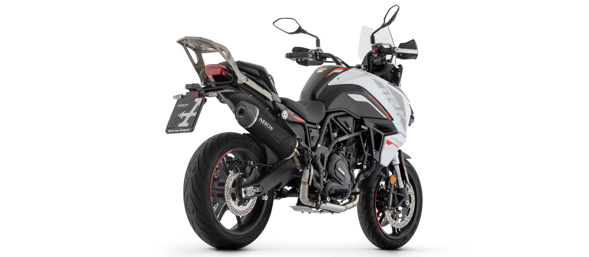 Full System With Indy Race Evo Aluminium Dark" Slip On"