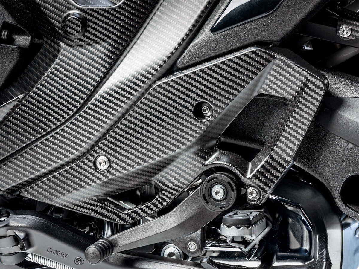 CRB181L BMW R1300GS Glossy Carbon Heel Guards