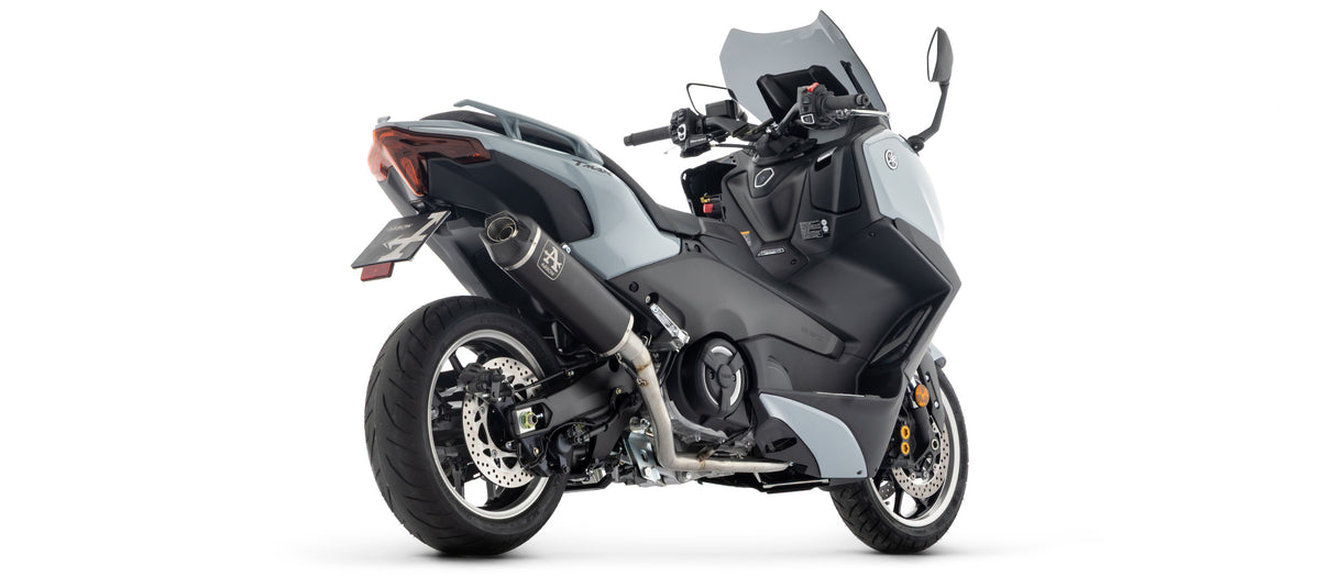 Arrow Full System With Indy Race Titanium Dark" Slip On"