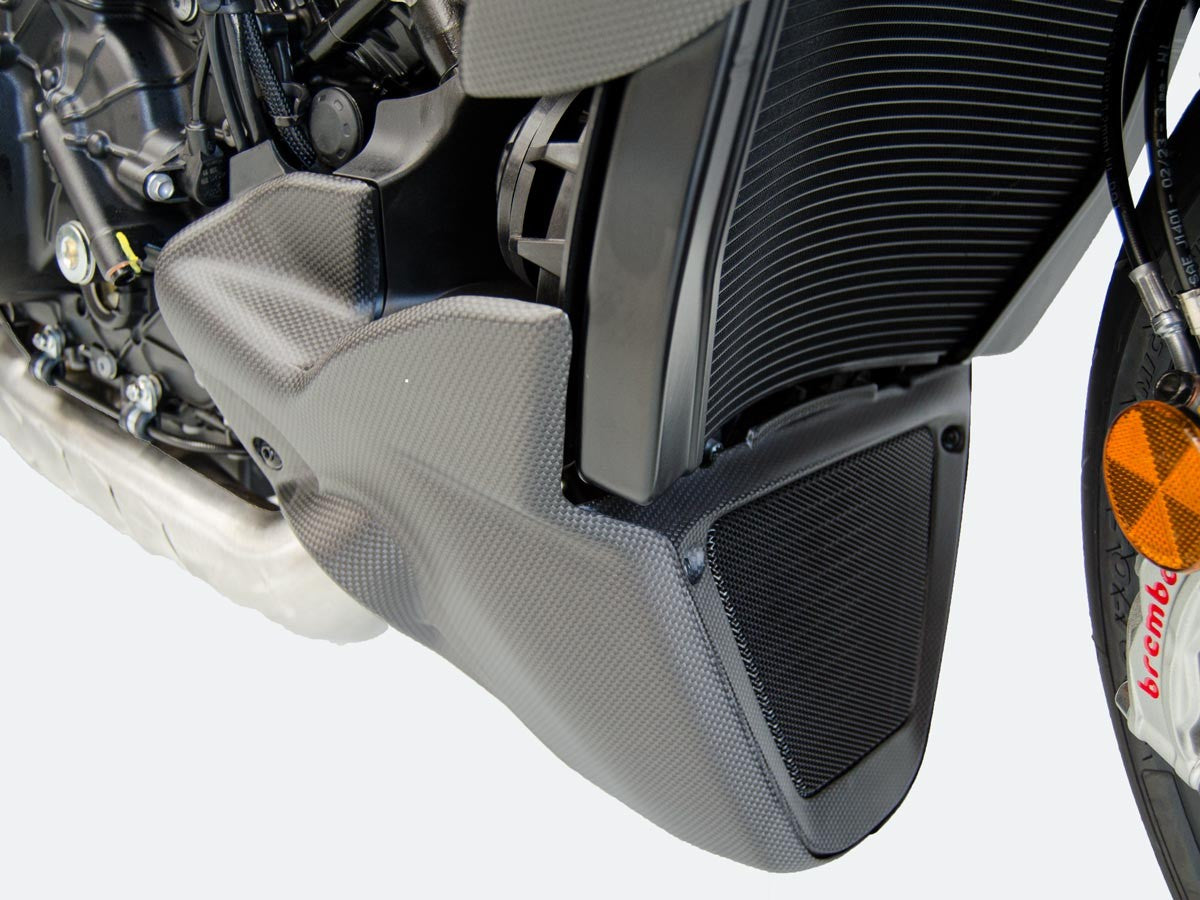 CRB79O Diavel V4 Radiator Frame Matt Carbon