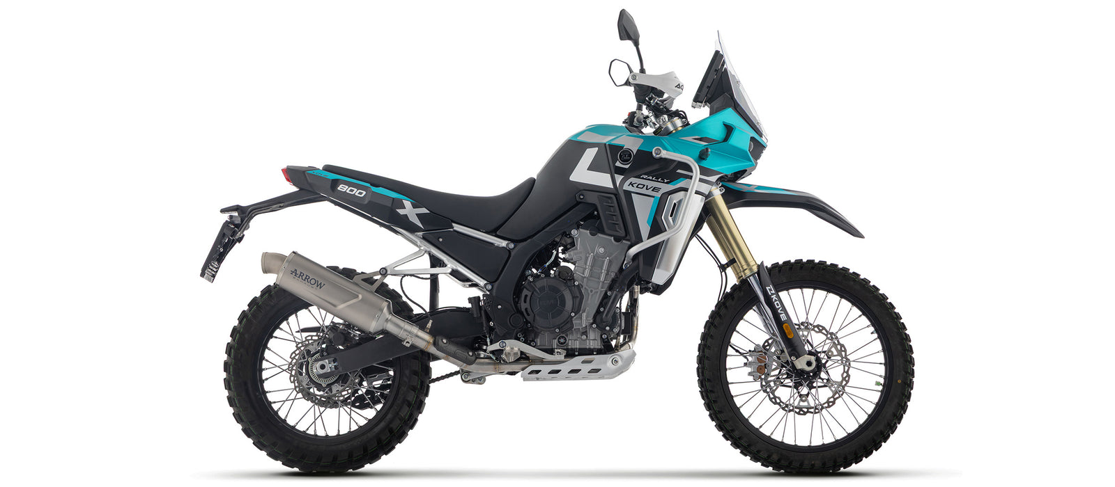 Arrow Full System With Indy Race Evo Titanium Slip On With Steel End Cap