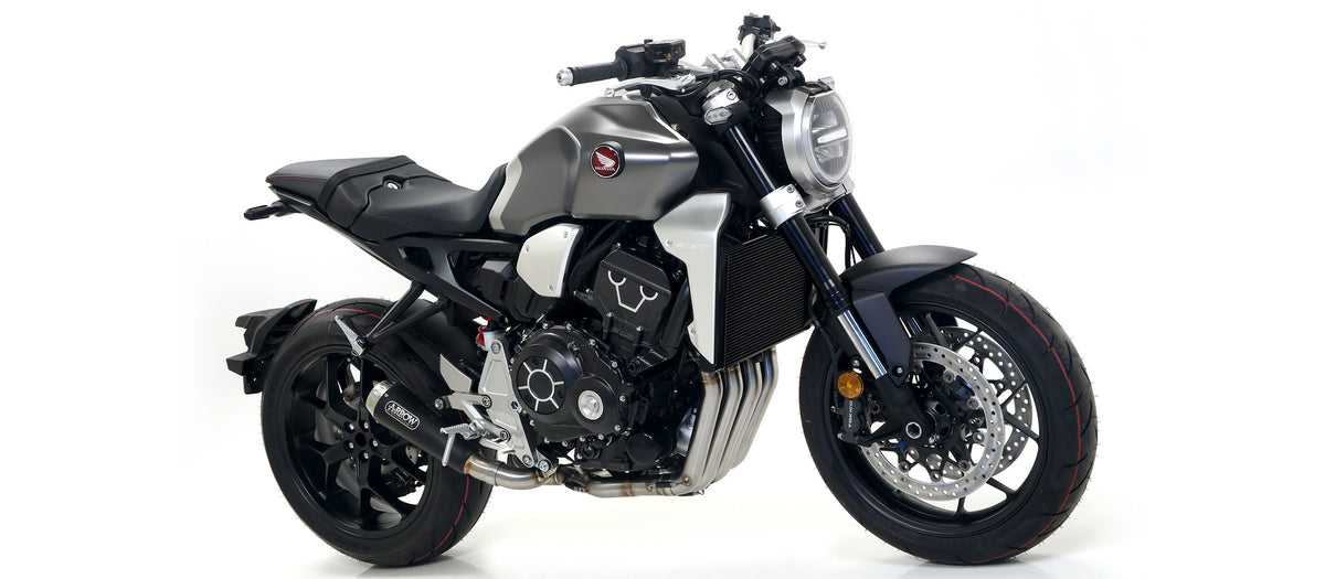 Arrow Full System With Pro-Race Nichrom Dark" Slip On"