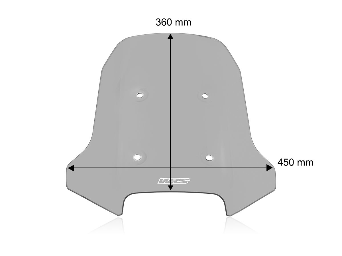WRS TOURING WINDSCREEN CF MOTO 450 MT 2024