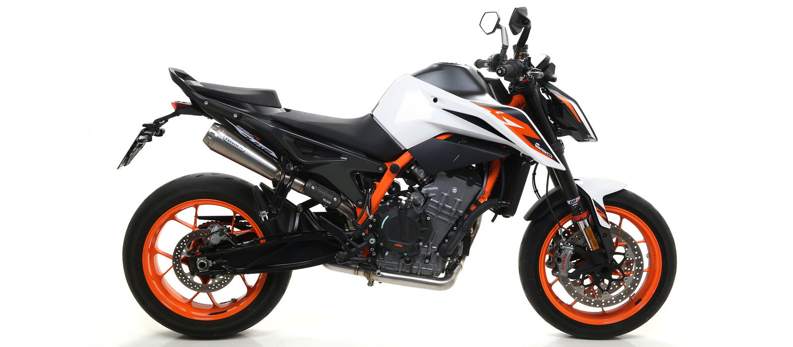 Arrow Full System With Pro-Race Titanium Double Slip Ons