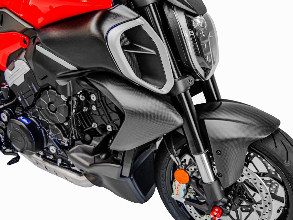 CRB73O Diavel V4 Matte Carbon Side Panels