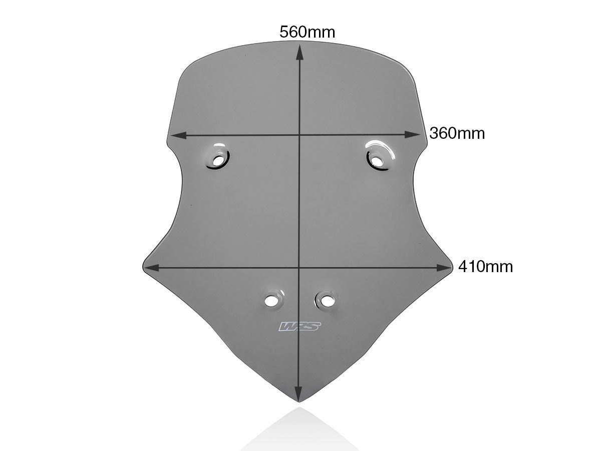 WRS CAPONORD WINDSCREEN DUCATI MULTISTRADA V4 / S / S SPORT / PIKES PEAK 2020-2025