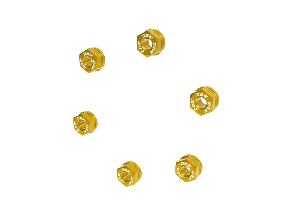 6DSB05  - NUTS SET REAR SPROCKET CARRIER M10x1.25