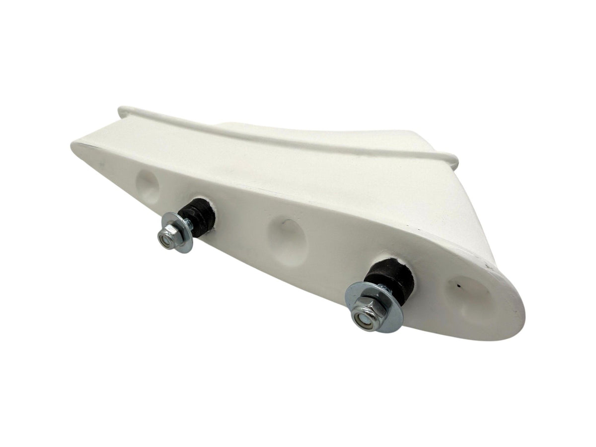 PAIR OF RAW WHITE FIBERGLASS WINGLETS