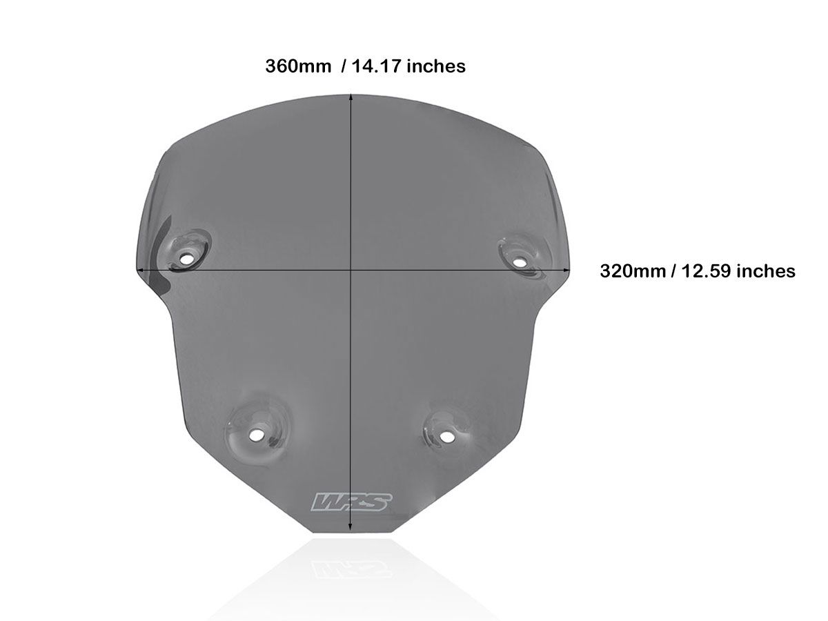 WRS SPORT WINDSCREEN TRIUMPH TIGER 850 / 900 2020-2025