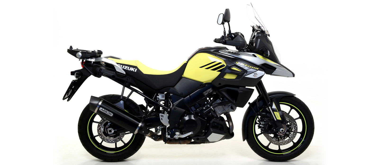Arrow Maxi Race-Tech Aluminium Dark" Slip On With Carbon End Cap"