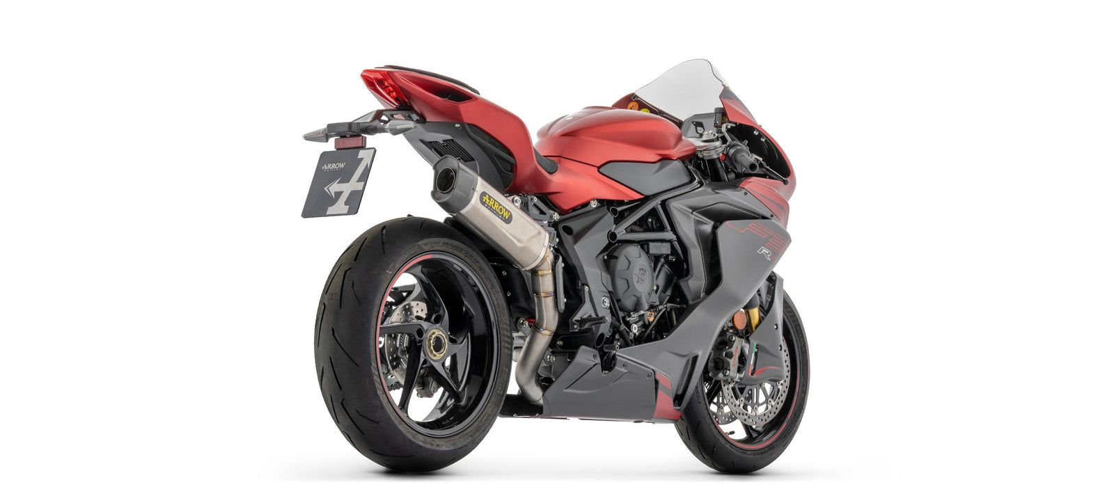 Arrow Indy Race Evo Titanium Slip On With Carbon End Cap