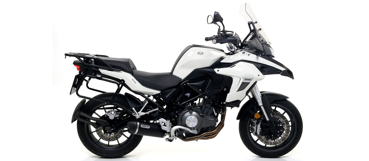 Arrow Race-Tech Aluminium Dark" Slip On With Carbon End Cap"