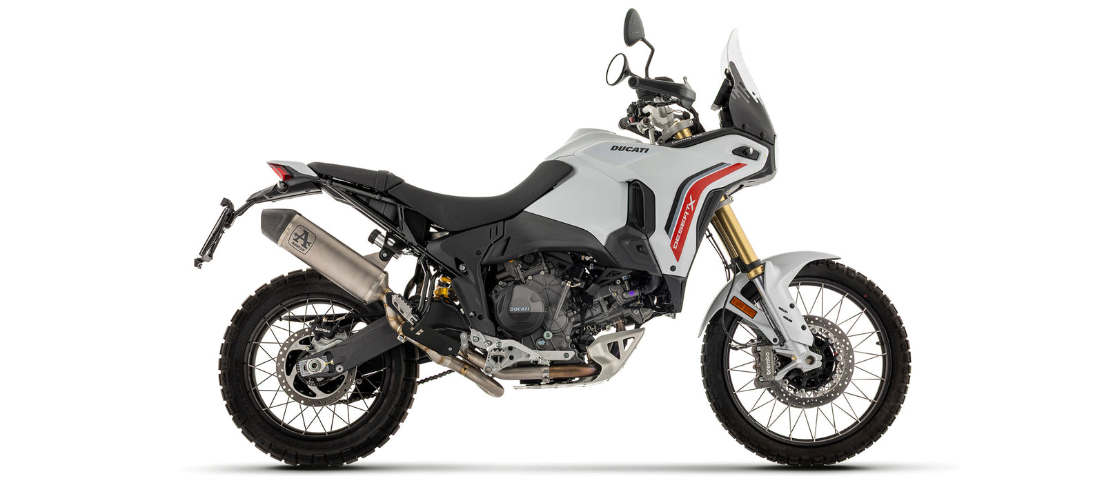 Arrow Indy-Race Titanium Slip On + Non Catalytic Link Pipe
