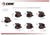PRSFV402 - SFV4 MY25 ADJUSTABLE REARSETS
