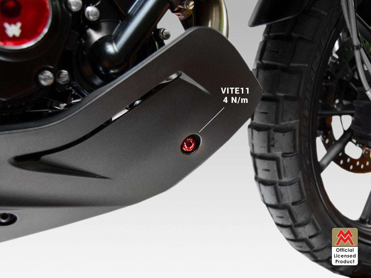 KVT55 - ENGINE COVER PROT. SCREW KIT MOTO MORINI