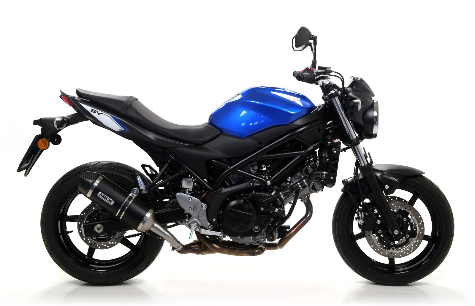Arrow Race-Tech Aluminium Dark" Slip On With Carbon End Cap"