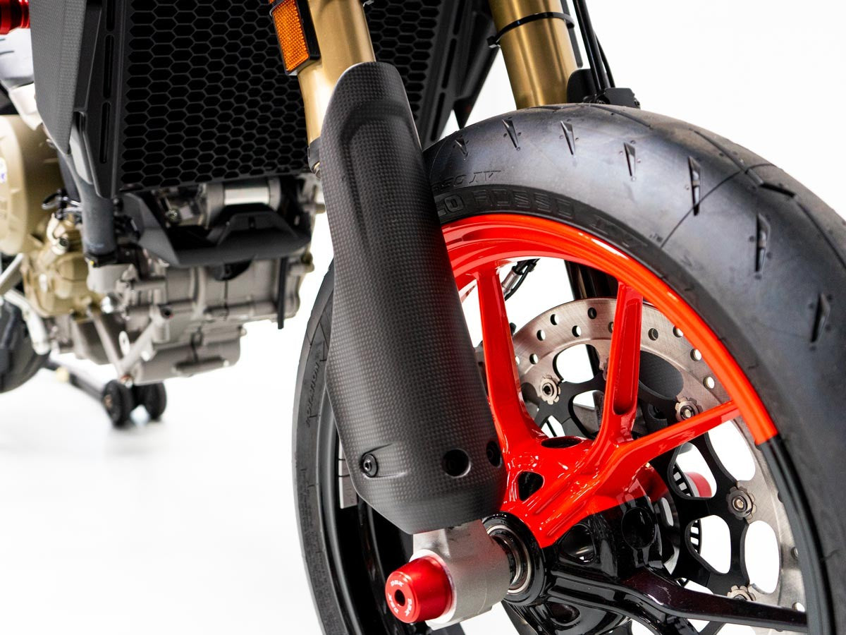 CRB150O HM 698 Mono Matt Carbon Front Fork Covers