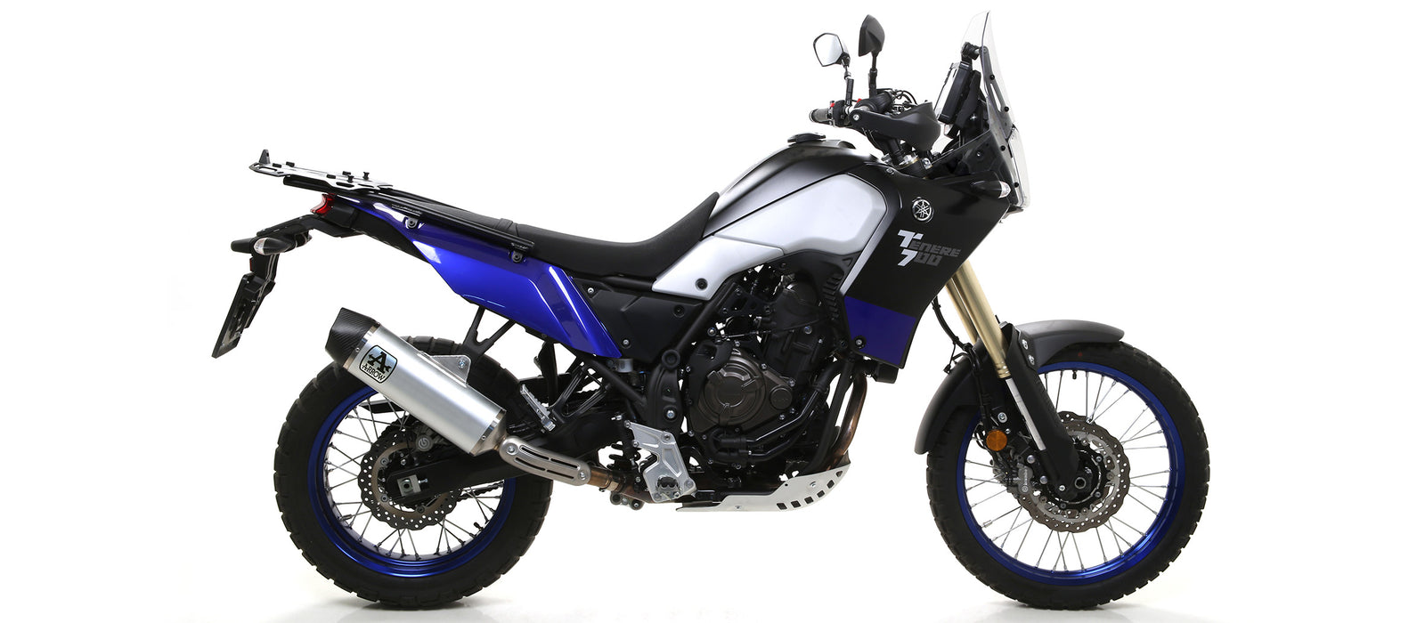 Arrow Indy-Race Aluminium Slip On With Carbon End Cap