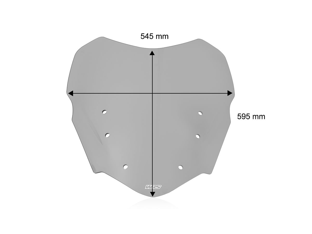 WRS STANDARD SMOKED WINDSCREEN