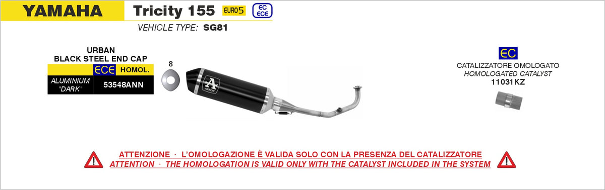 Arrow 11031KZ Catalytic Converter Kit