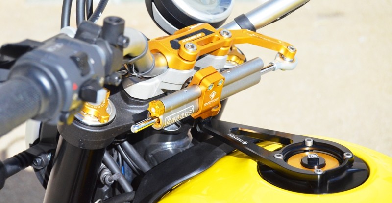 SAS08 - KIT MOUNT STEERING DAMPER SCRAMBLER
