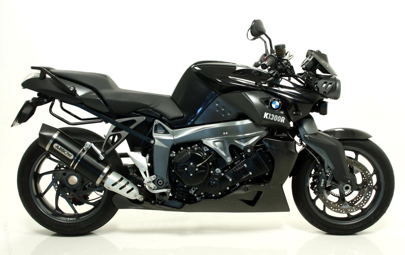 Maxi Race-Tech Aluminium Dark" Slip On With Carbon End Cap"
