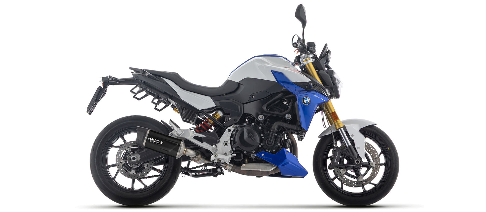 Arrow Indy Race Evo Aluminium Dark" Slip On With Carbon End Cap"