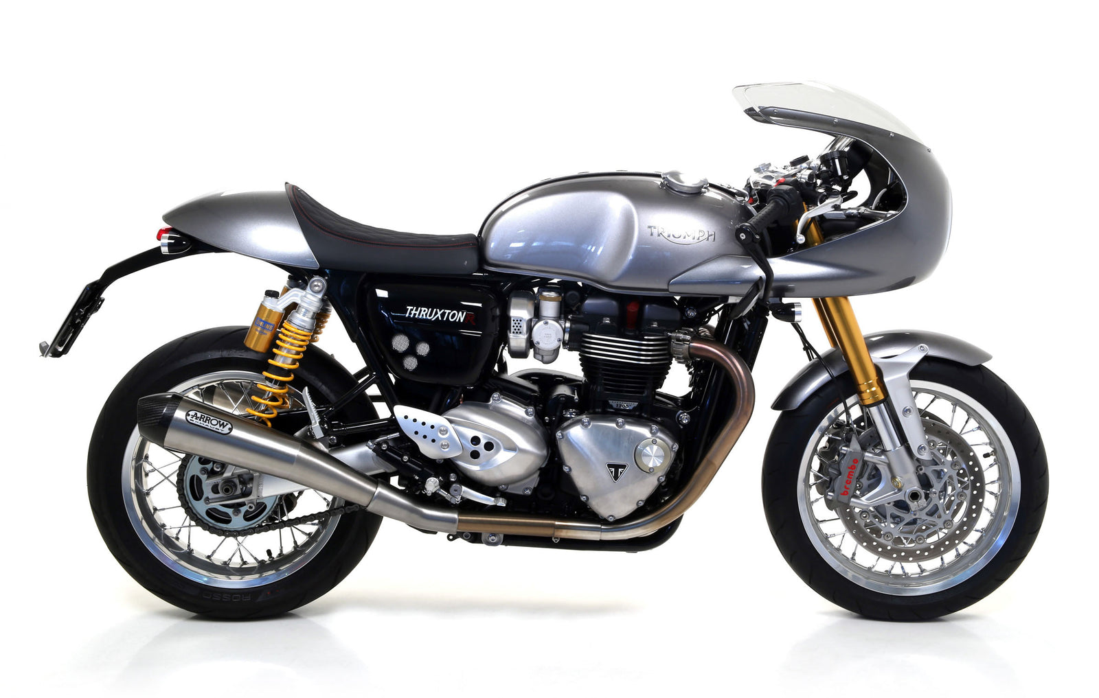 Arrow Pro-Racing Slip Ons With Carbon End Cap