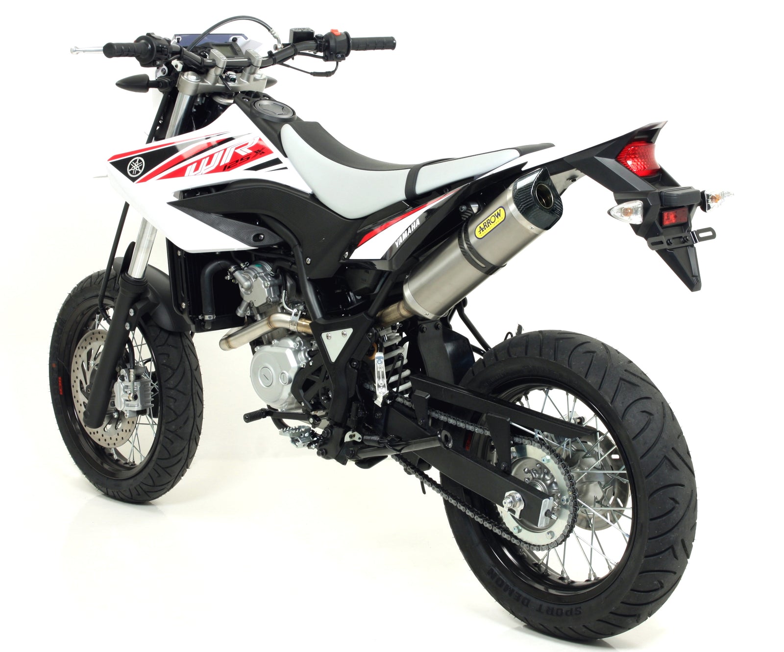 Arrow Full System With Thunder Aluminium Slip On With Carbon Fiber End Cap