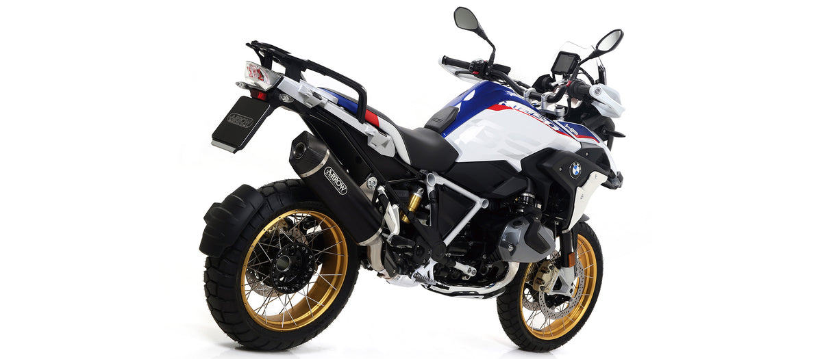 Maxi Race-Tech Aluminium Dark" Slip On With Carbon End Cap"