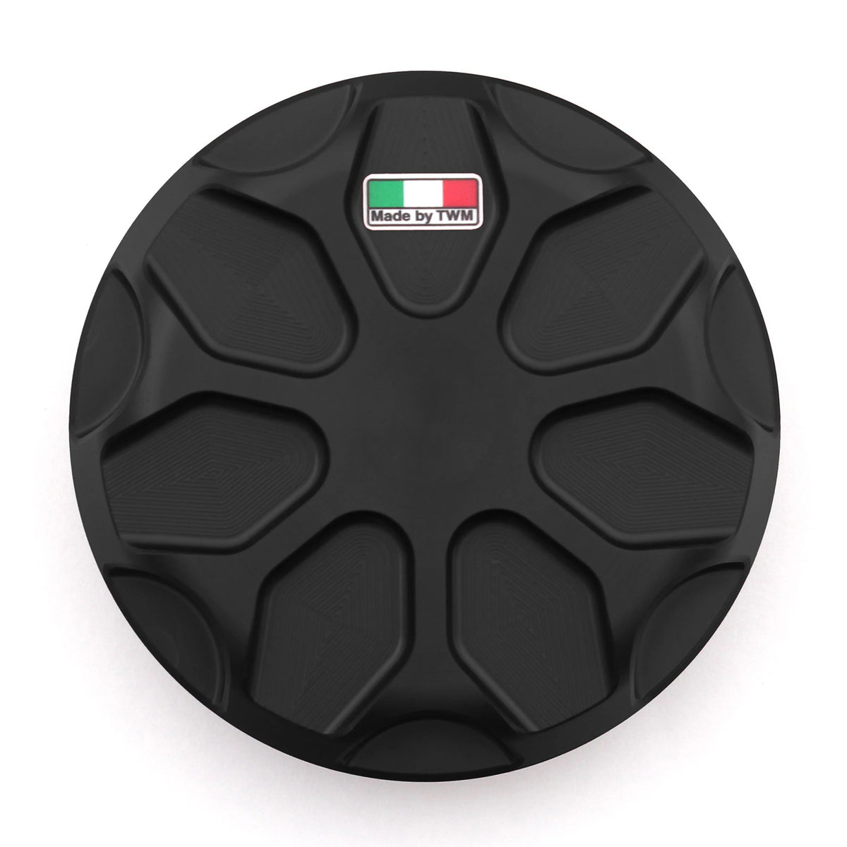 TWM CNC Aluminum Gas Cap / Fuel Cap with Black Center Cap for Ducati Motorcycles