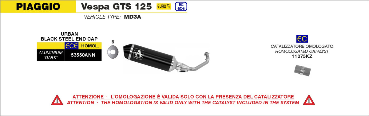 Arrow 11075KZ Catalytic Converter Kit