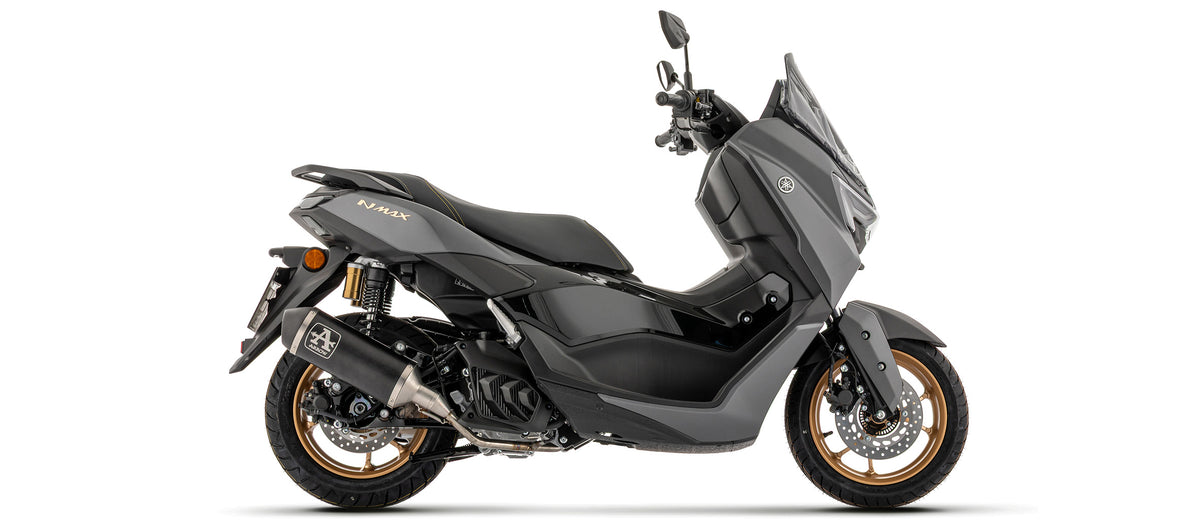 Arrow Full System With Urban Aluminium Dark" Slip On With Steel "Dark" End Cap"