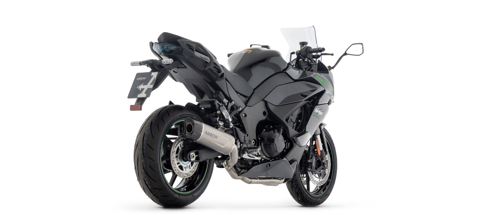 Arrow Full System With Indy Race Evo Titanium Slip On With Carbon End Cap