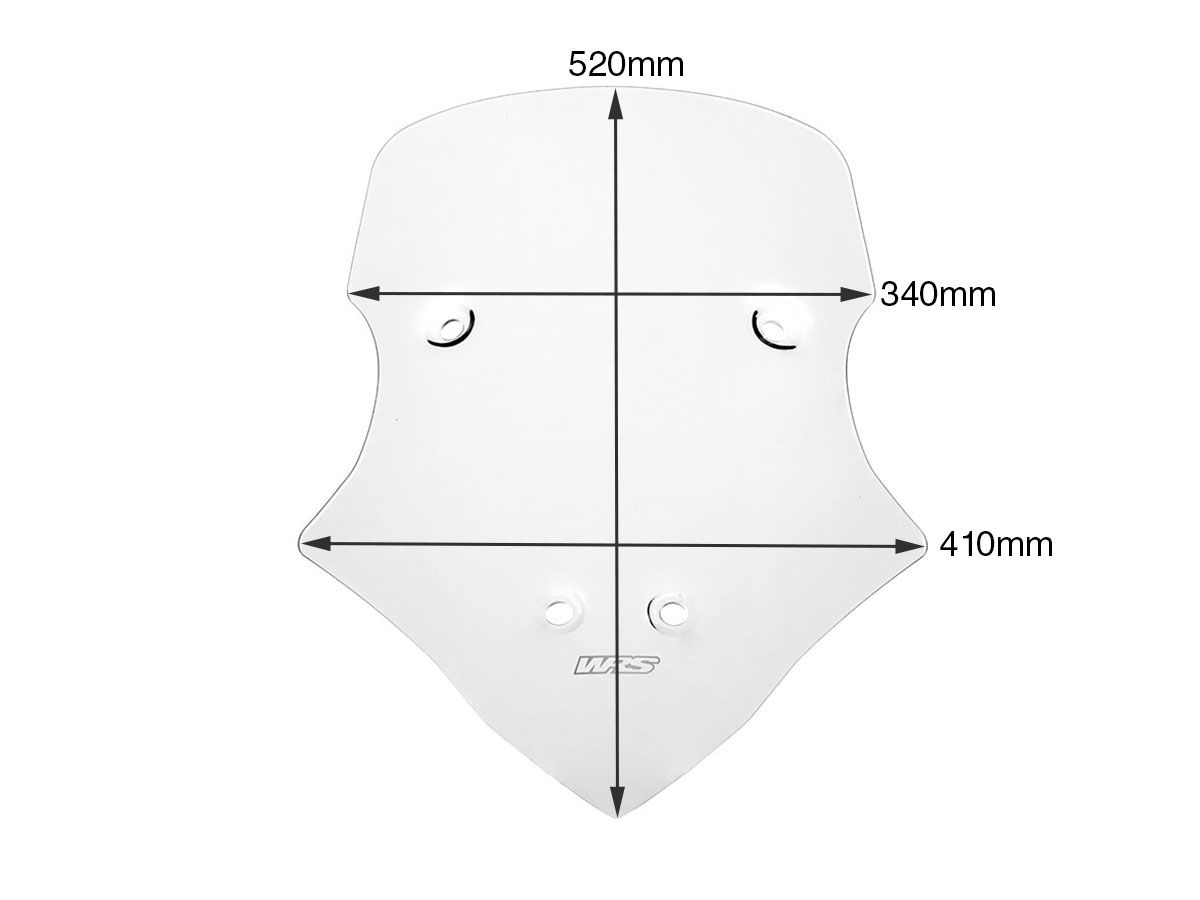 WRS TOURING WINDSCREEN DUCATI MULTISTRADA V4 / S / S SPORT / PIKES PEAK 2020-2025